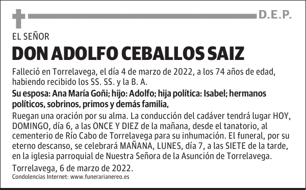 DON ADOLFO CEBALLOS SAIZ