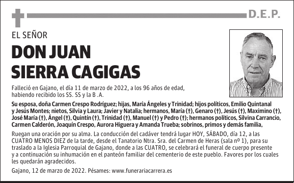 DON JUAN SIERRA CAGIGAS