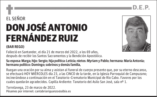 DON JOSÉ ANTONIO FERNÁNDEZ RUIZ