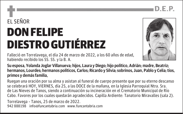 Don Felipe Diestro Gutiérrez