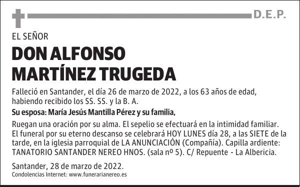 DON ALFONSO MARTÍNEZ TRUGEDA