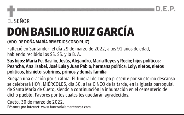 DON BASILIO RUIZ GARCÍA