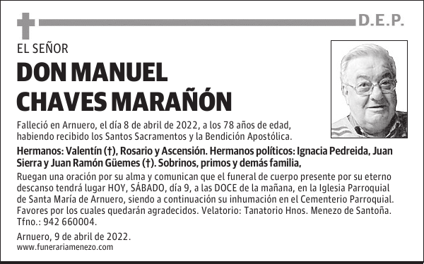 Don Manuel Chaves Marañón