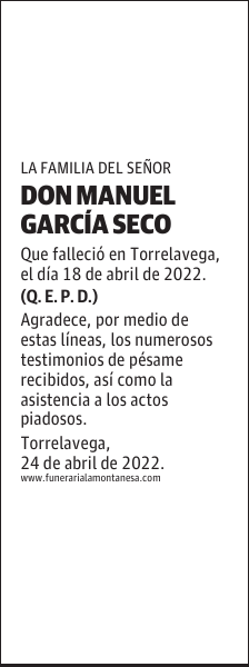 DON MANUEL GARCÍA SECO