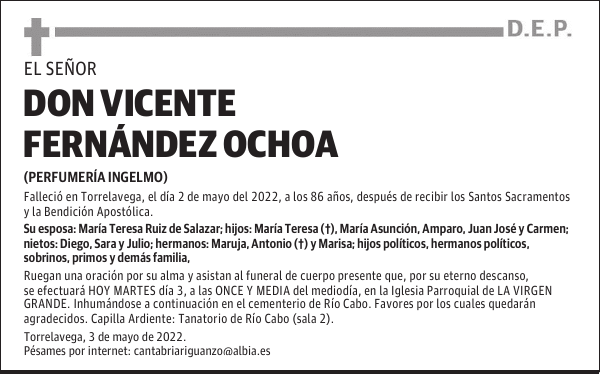 DON VICENTE FERNÁNDEZ OCHOA