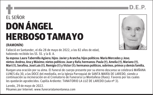 DON ÁNGEL HERBOSO TAMAYO