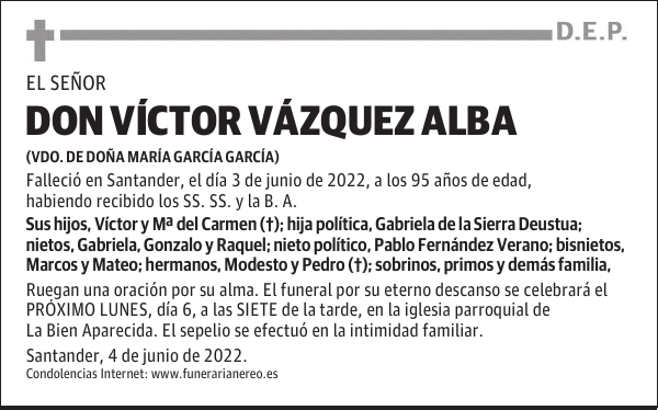DON VÍCTOR VÁZQUEZ ALBA