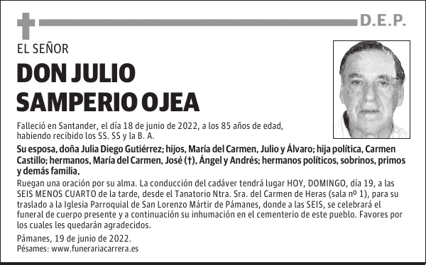 DON JULIO SAMPERIO OJEA