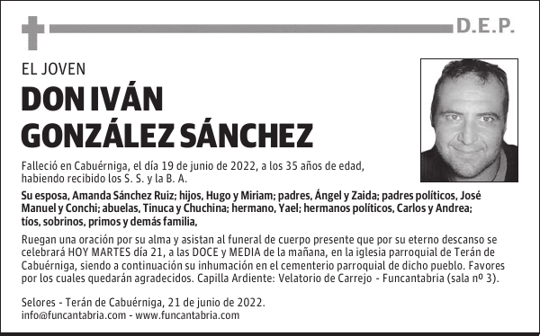 DON IVÁN GONZÁLEZ SÁNCHEZ