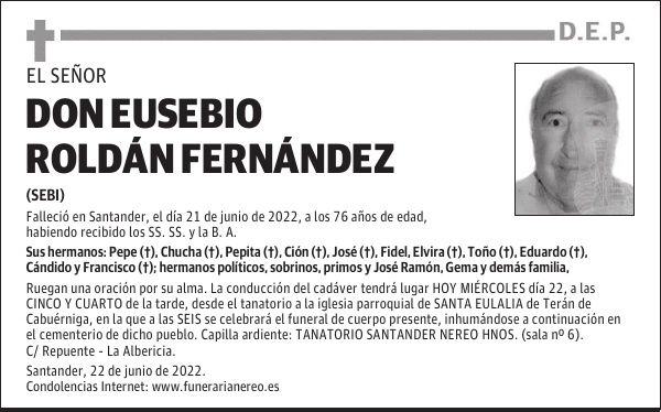 DON EUSEBIO ROLDÁN FERNÁNDEZ