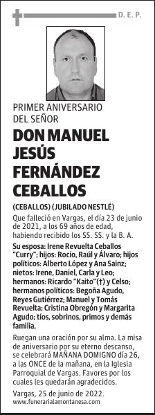 DON MANUEL JESÚS FERNÁNDEZ CEBALLOS