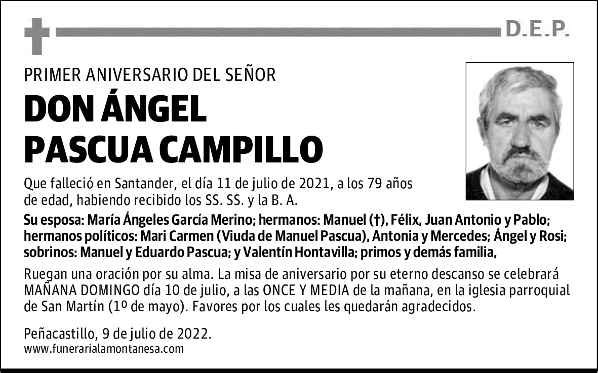 DON ÁNGEL PASCUA CAMPILLO