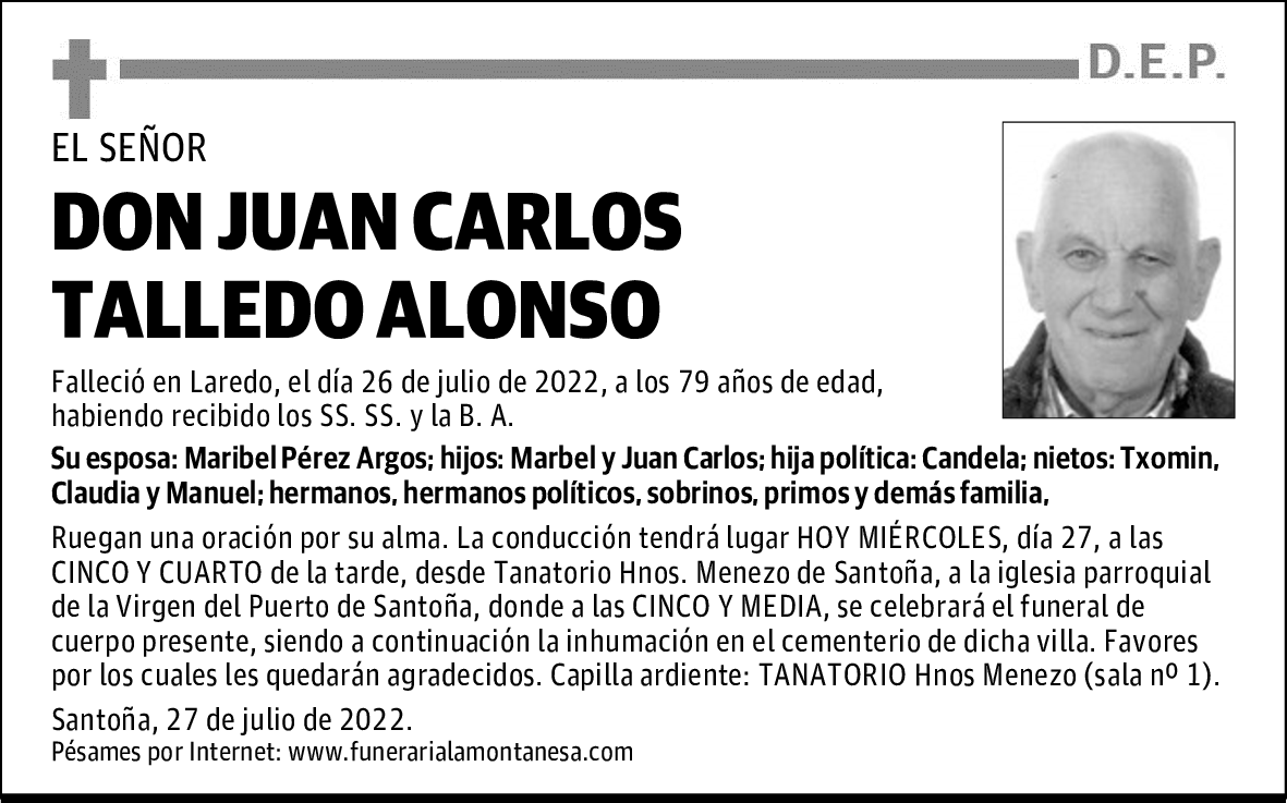 DON JUAN CARLOS TALLEDO ALONSO