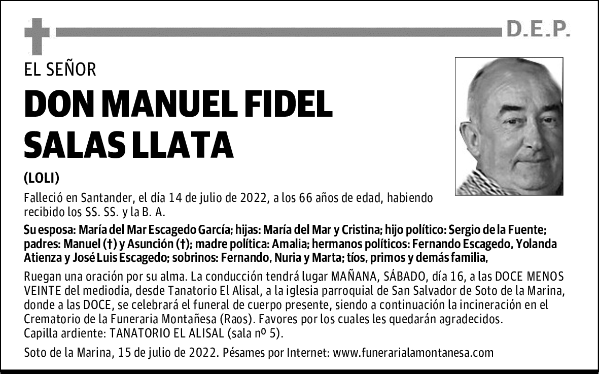 DON MANUEL FIDEL SALAS LLATA