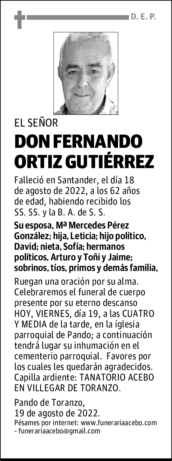 DON FERNANDO ORTIZ GUTIÉRREZ