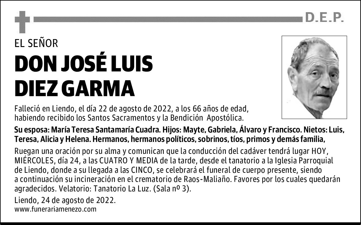 JOSÉ LUIS DIEZ GARMA