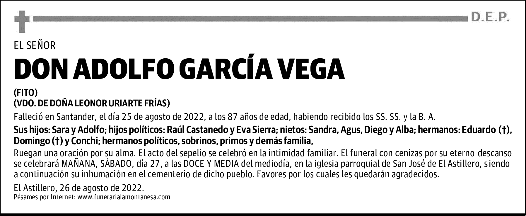 DON ADOLFO GARCÍA VEGA