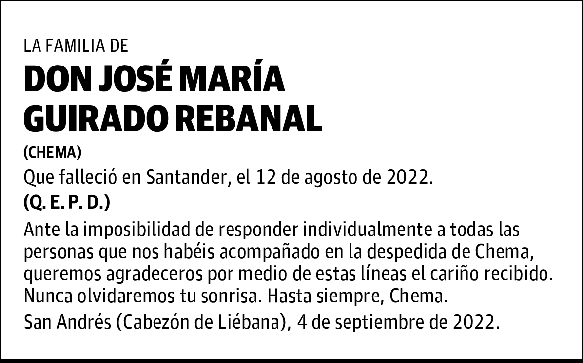 DON JOSÉ MARÍA GUIRADO REBANAL