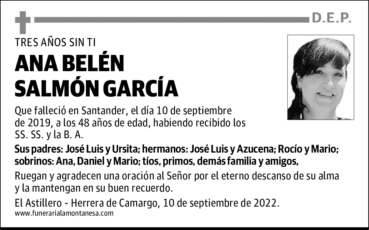 ANA BELÉN SALMÓN GARCÍA