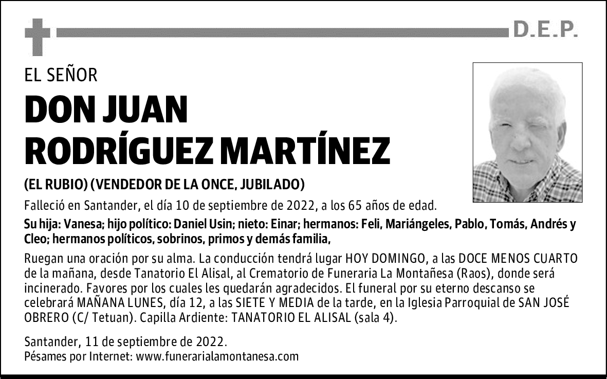 DON JUAN RODRÍGUEZ MARTÍNEZ