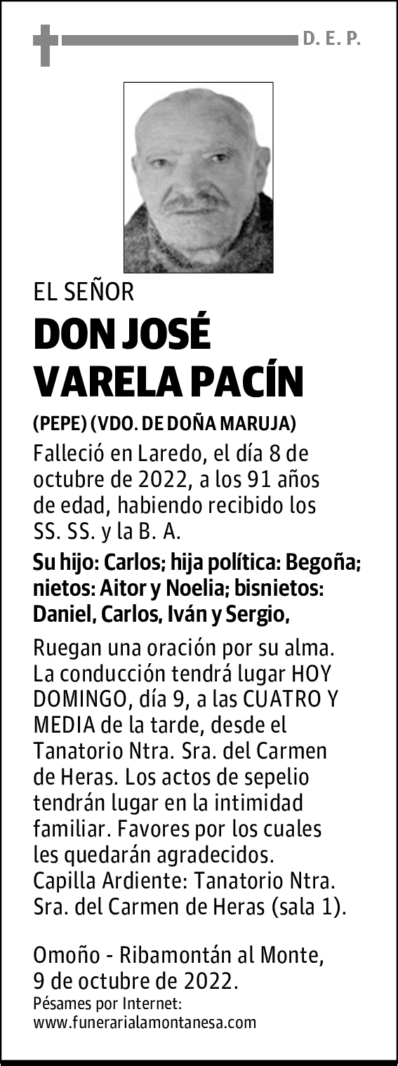 DON JOSÉ VARELA PACÍN