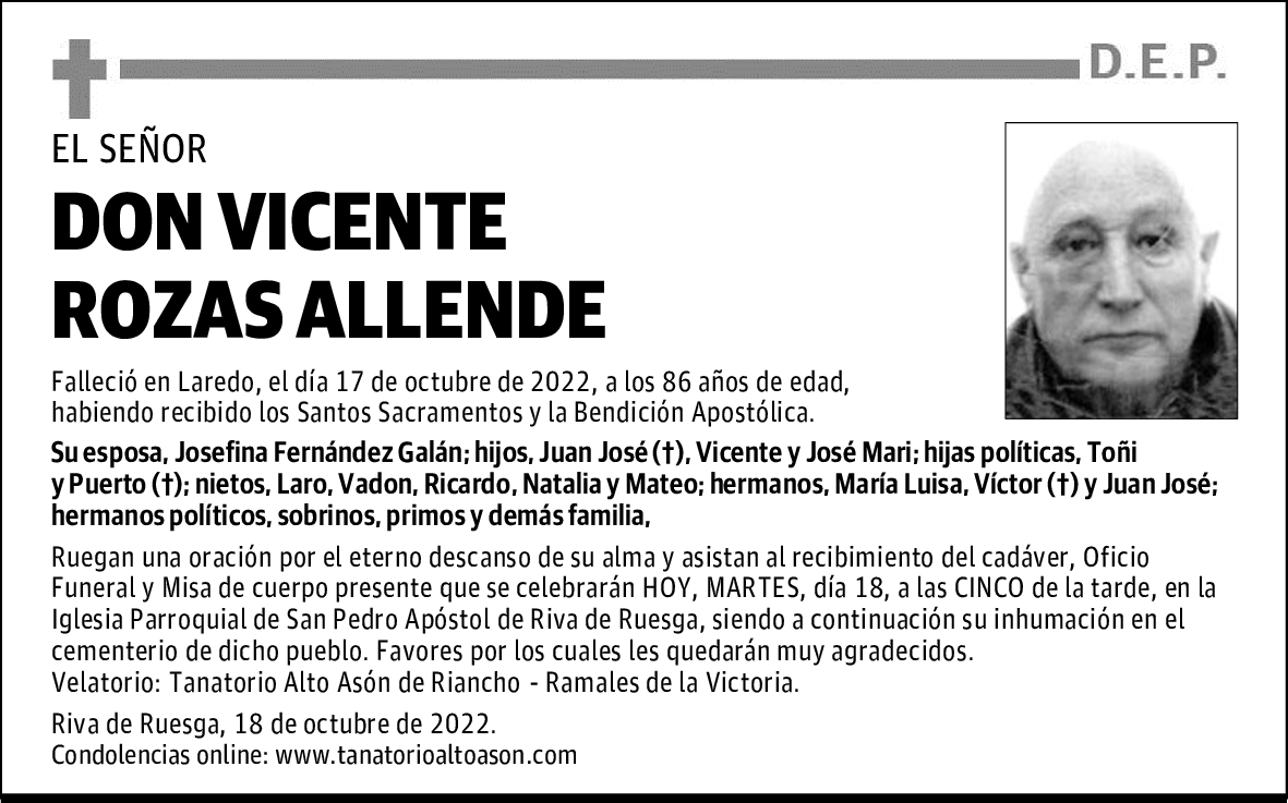 DON VICENTE ROZAS ALLENDE