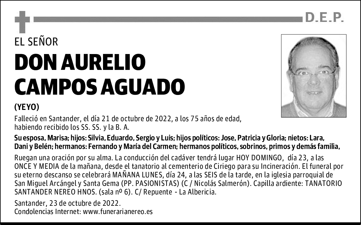 DON AURELIO CAMPOS AGUADO
