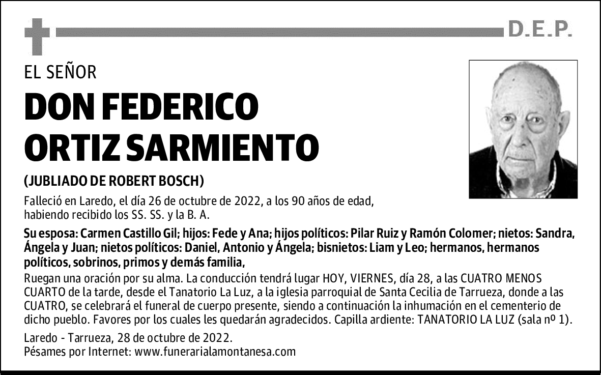 DON FEDERICO ORTIZ SARMIENTO
