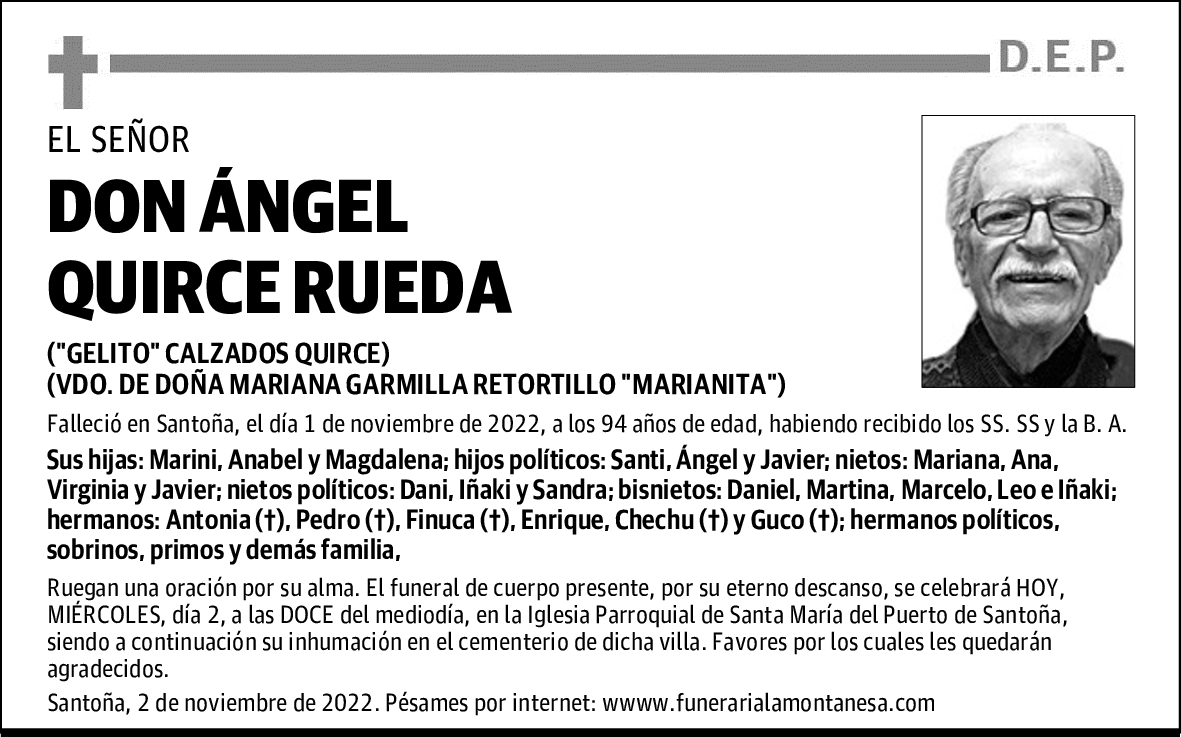 DON.ÁNGEL QUIRCE RUEDA