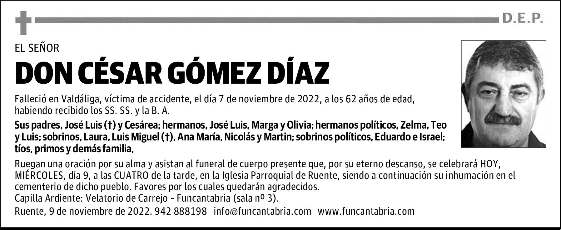 DON CÉSAR GÓMEZ DÍAZ
