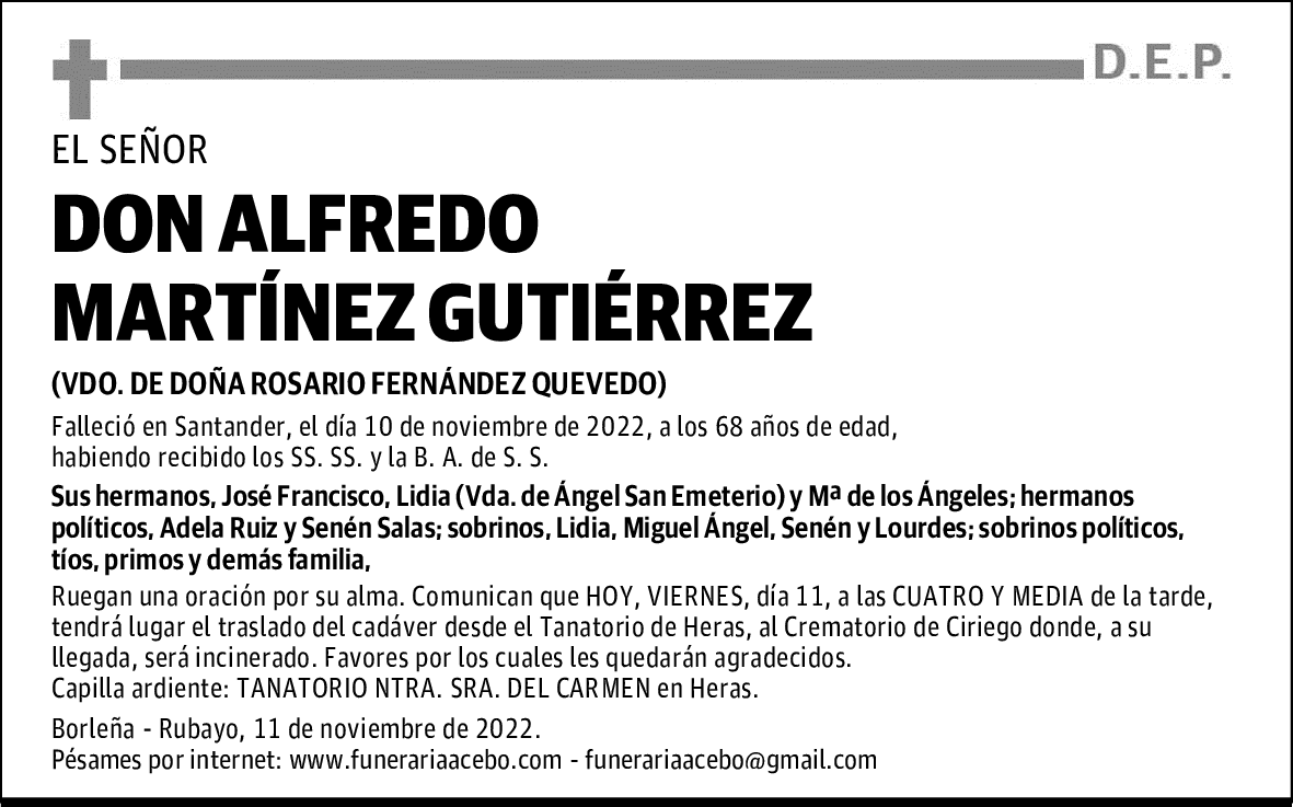 DON ALFREDO MARTÍNEZ GUTIÉRREZ