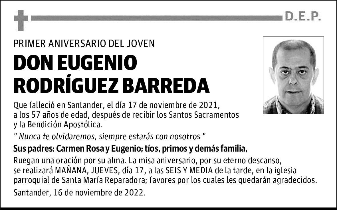 DON EUGENIO RODRÍGUEZ BARREDA