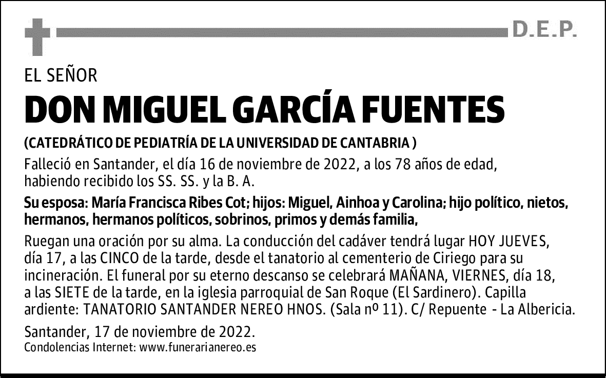 DON MIGUEL GARCÍA FUENTES