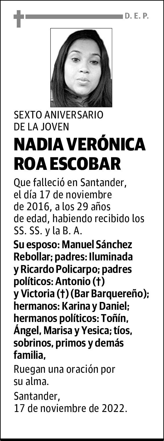 NADIA VERÓNICA ROA ESCOBAR