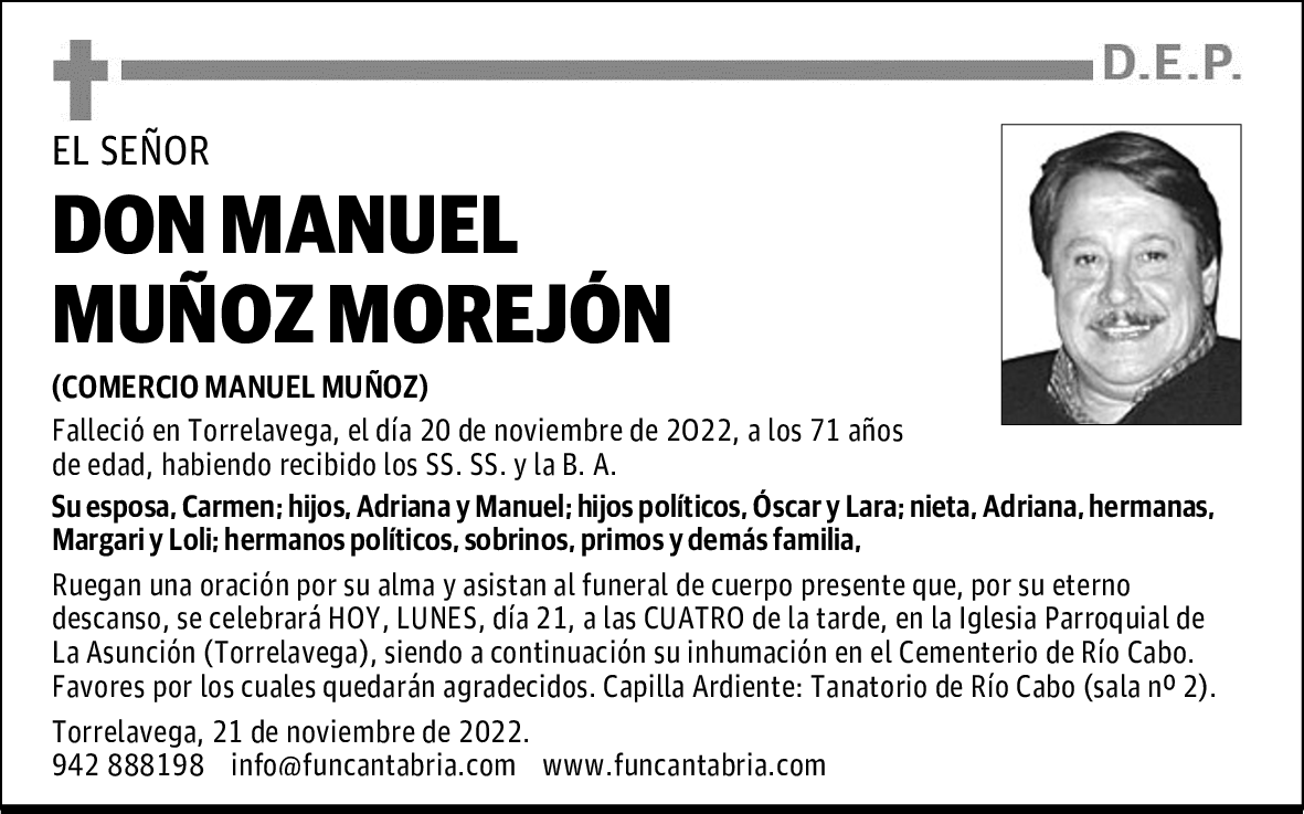 DON MANUEL MUÑOZ MOREJÓN