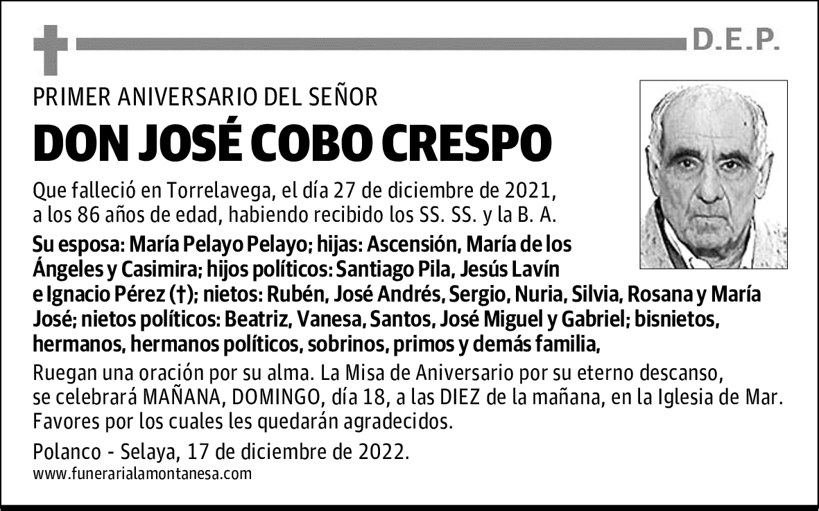 DON JOSÉ COBO CRESPO