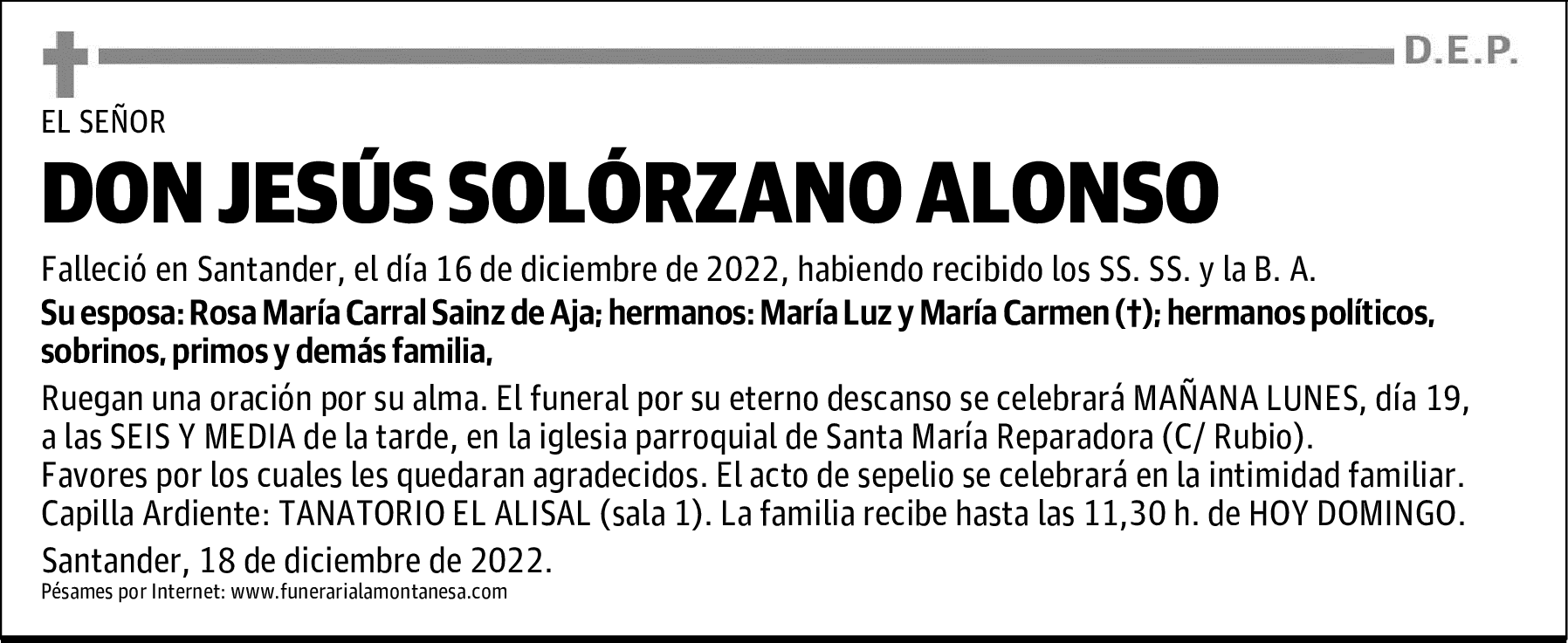 DON JESÚS SOLÓRZANO ALONSO
