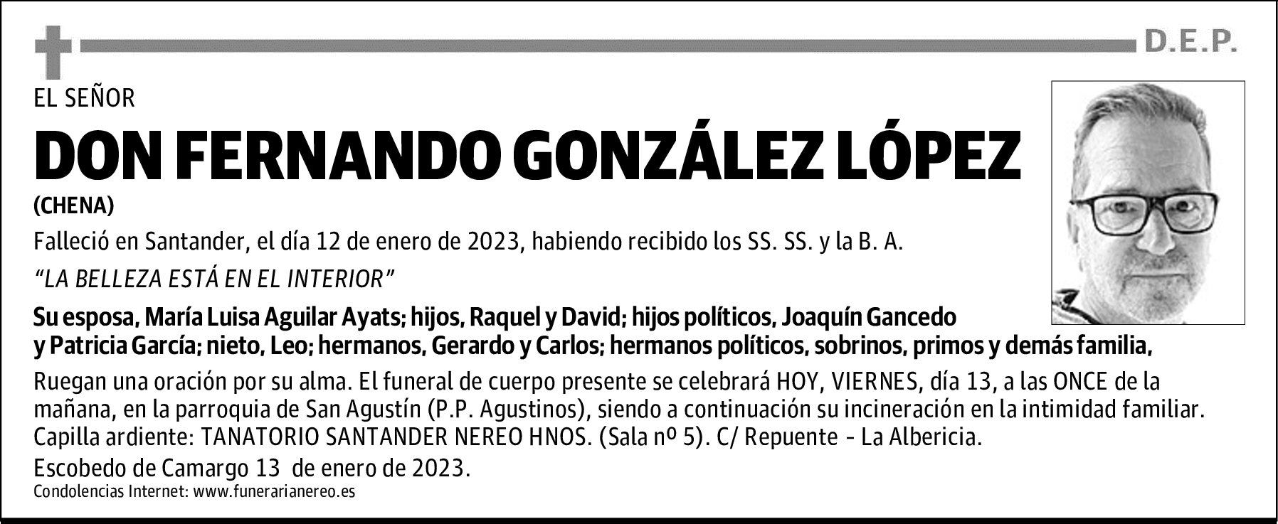 DON FERNANDO GONZÁLEZ LÓPEZ