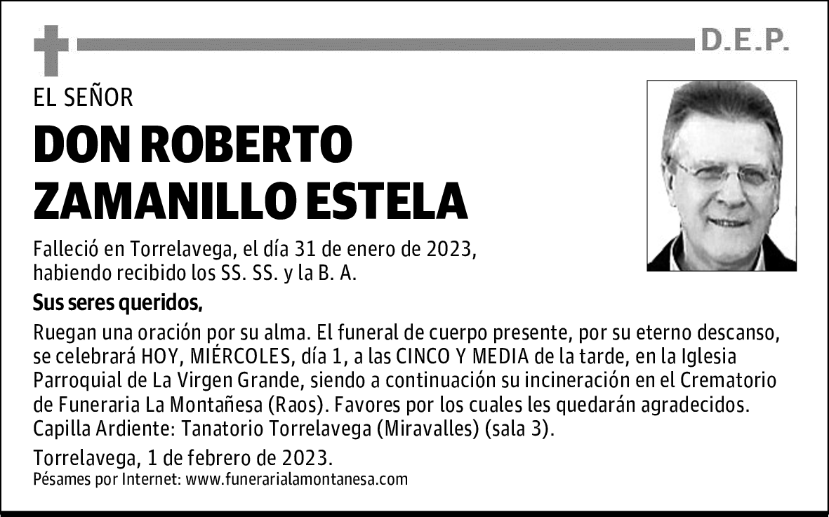 DON ROBERTO ZAMANILLO ESTELA