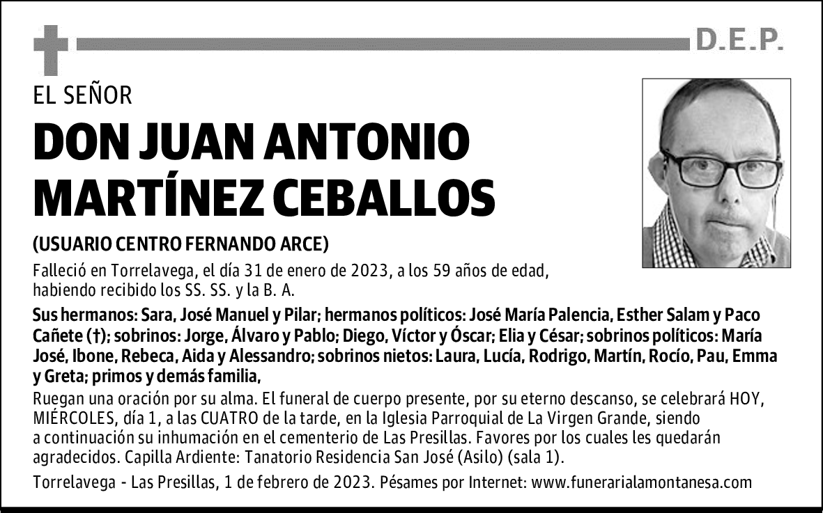 DON JUAN ANTONIO MARTÍNEZ CEBALLOS