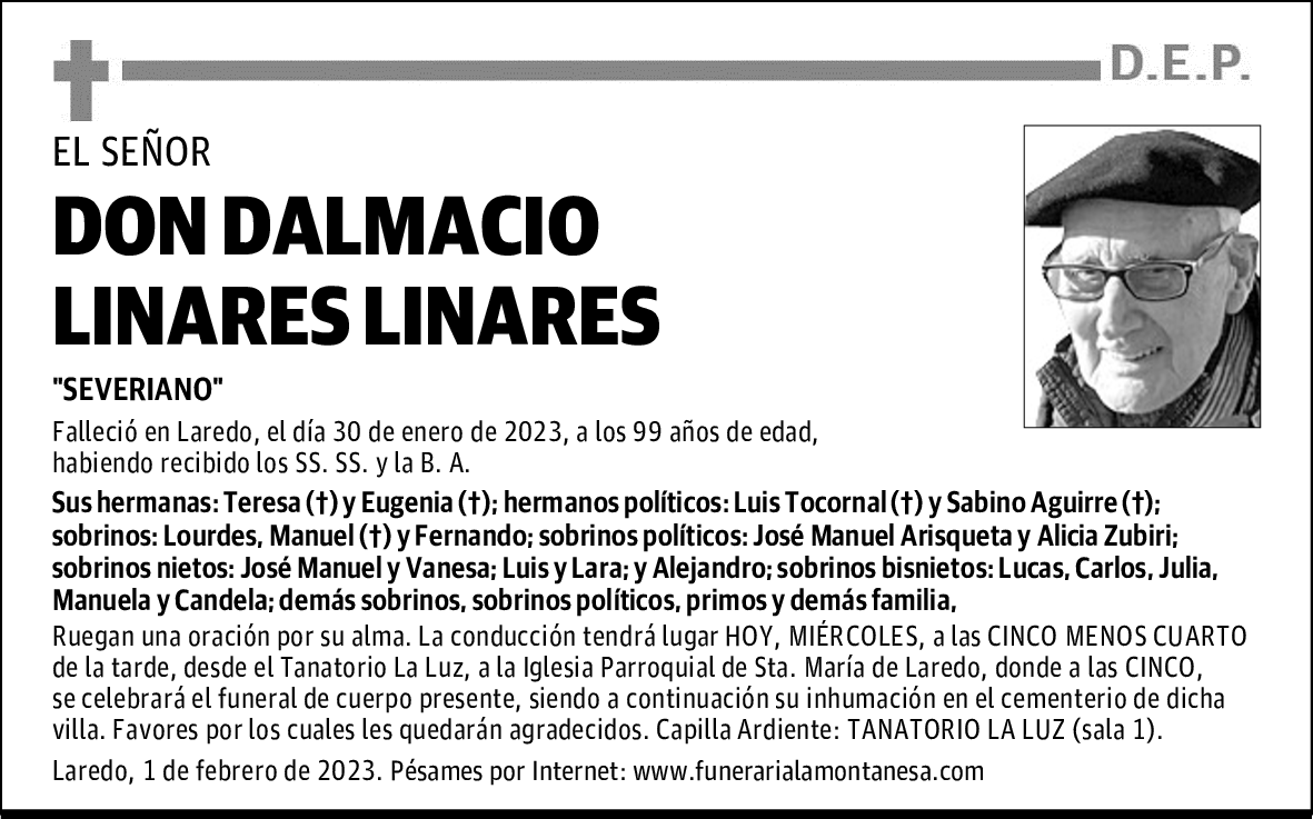 DON DALMACIO LINARES LINARES