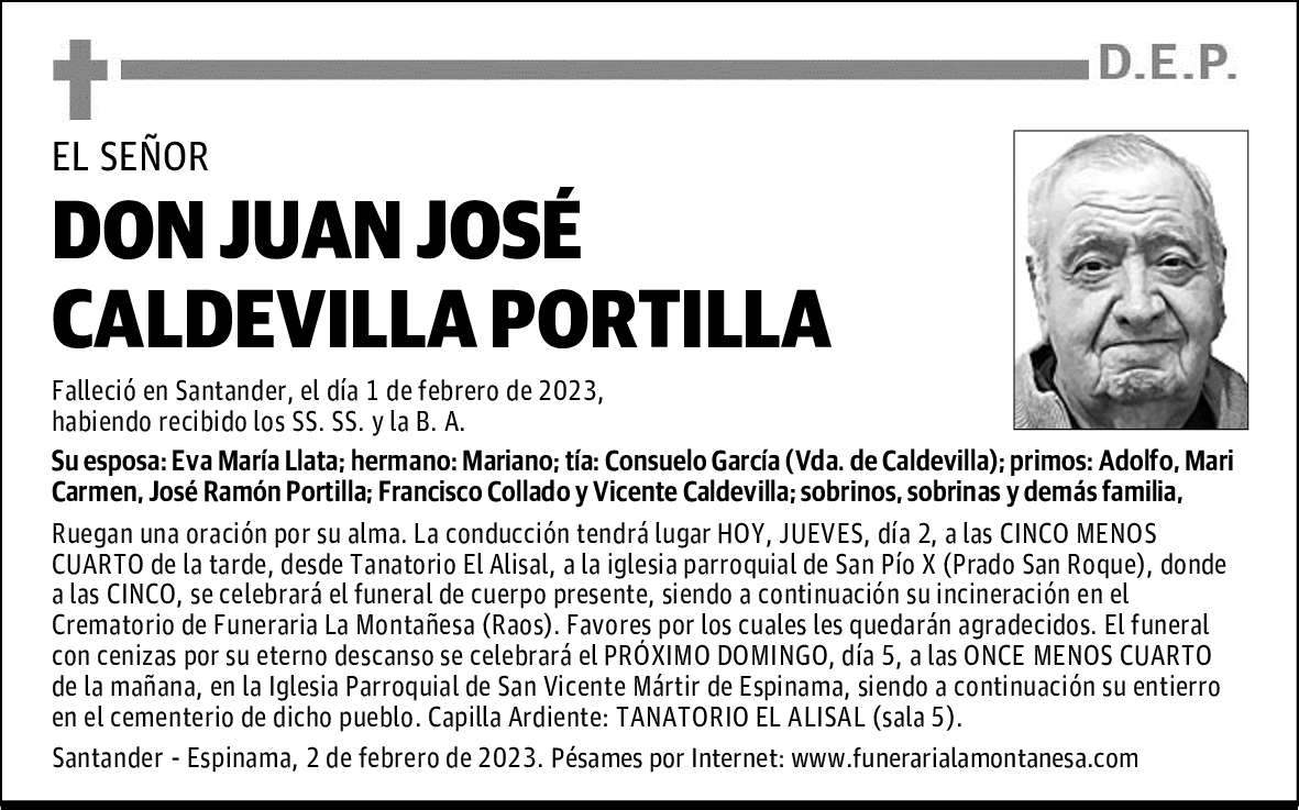 DON JUAN JOSÉ CALDEVILLA PORTILLA