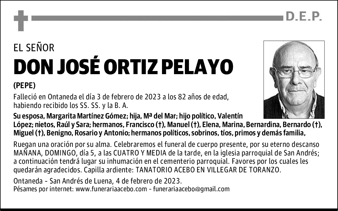 DON JOSÉ ORTIZ PELAYO