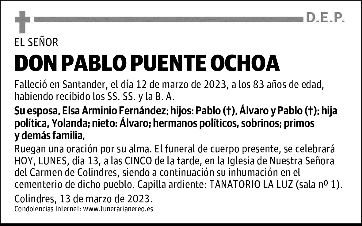 DON PABLO PUENTE OCHOA