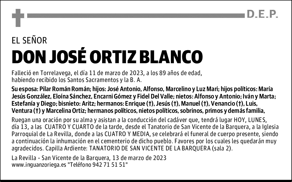 DON JOSÉ ORTIZ BLANCO