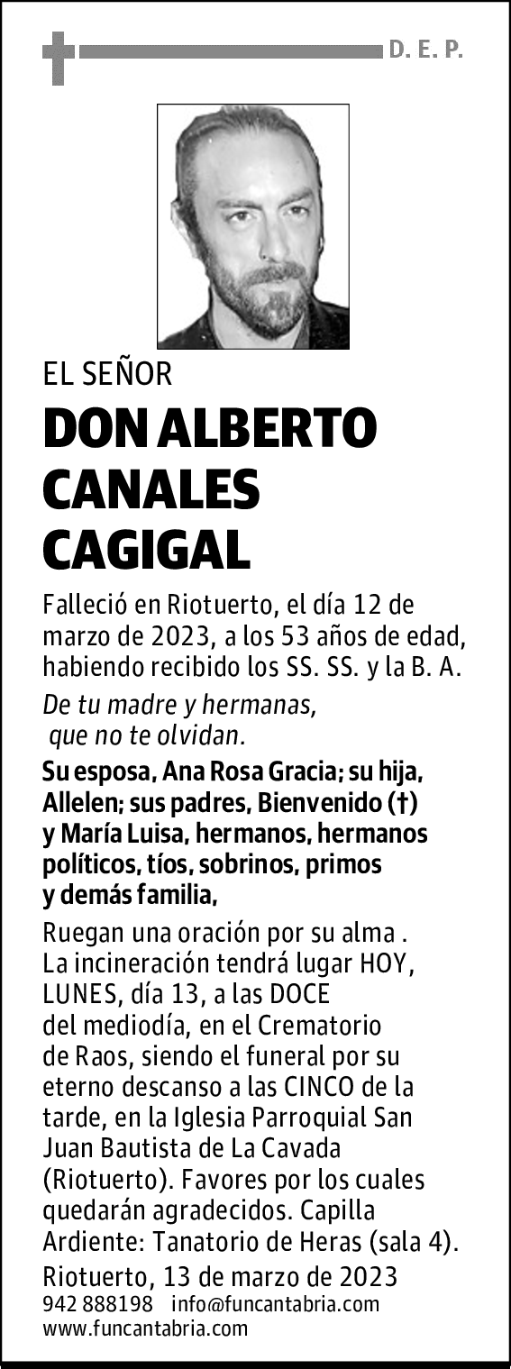 DON ALBERTO CANALES CAGIGAL