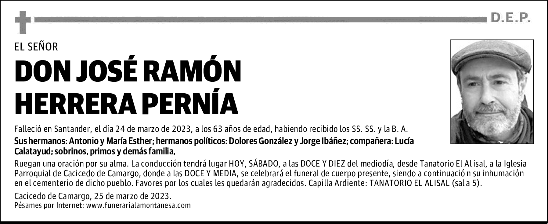DON JOSÉ RAMÓN HERRERA PERNÍA