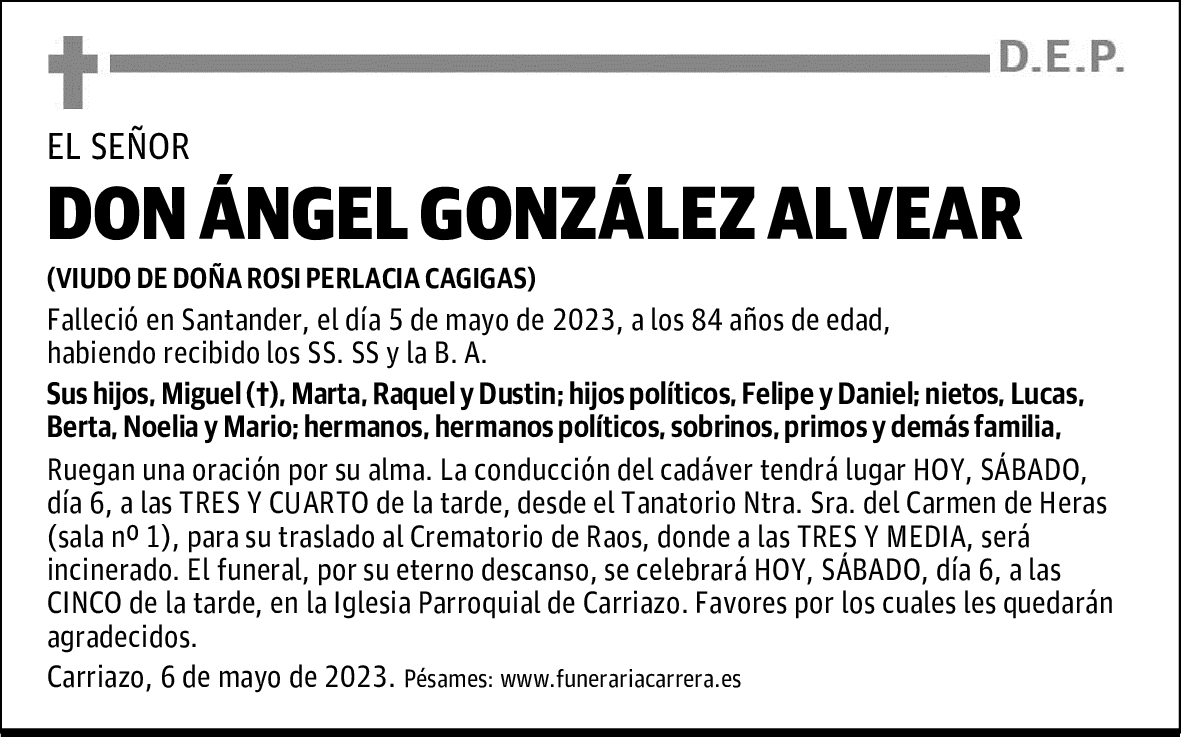 DON ÁNGEL GONZÁLEZ ALVEAR