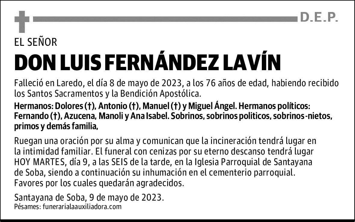 DON LUIS FERNÁNDEZ LAVÍN