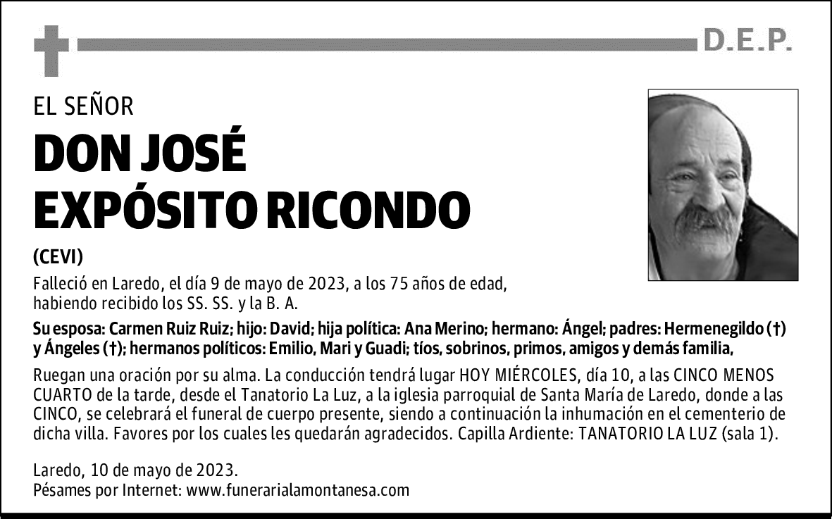 DON JOSÉ EXPÓSITO RICONDO